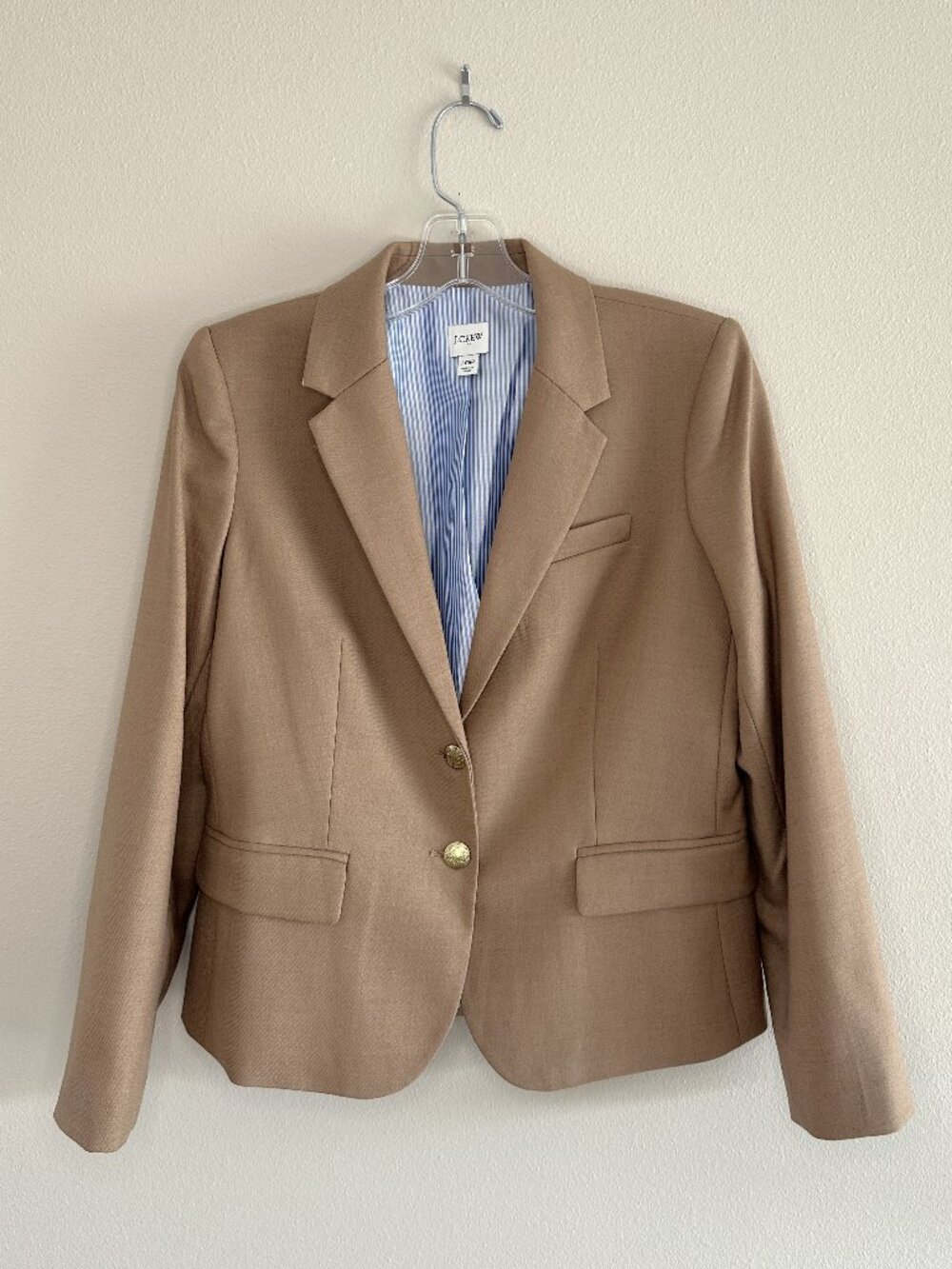 J. Crew Original Schoolboy Blazer, 10P, Camel Tan Classic Preppy - Picture 3 of 12